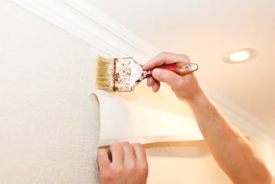 Pose de papier peint à Blarians — revêtements muraux et toiles de verre